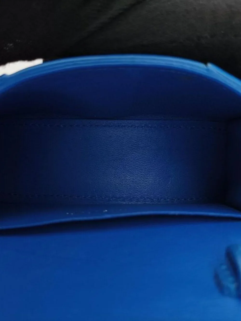 Balenciaga Hourglass Mini Blue Leather Belt - Picture 9 of 16